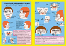 Kaart, A4 Typologie van de gezichtsrimpels